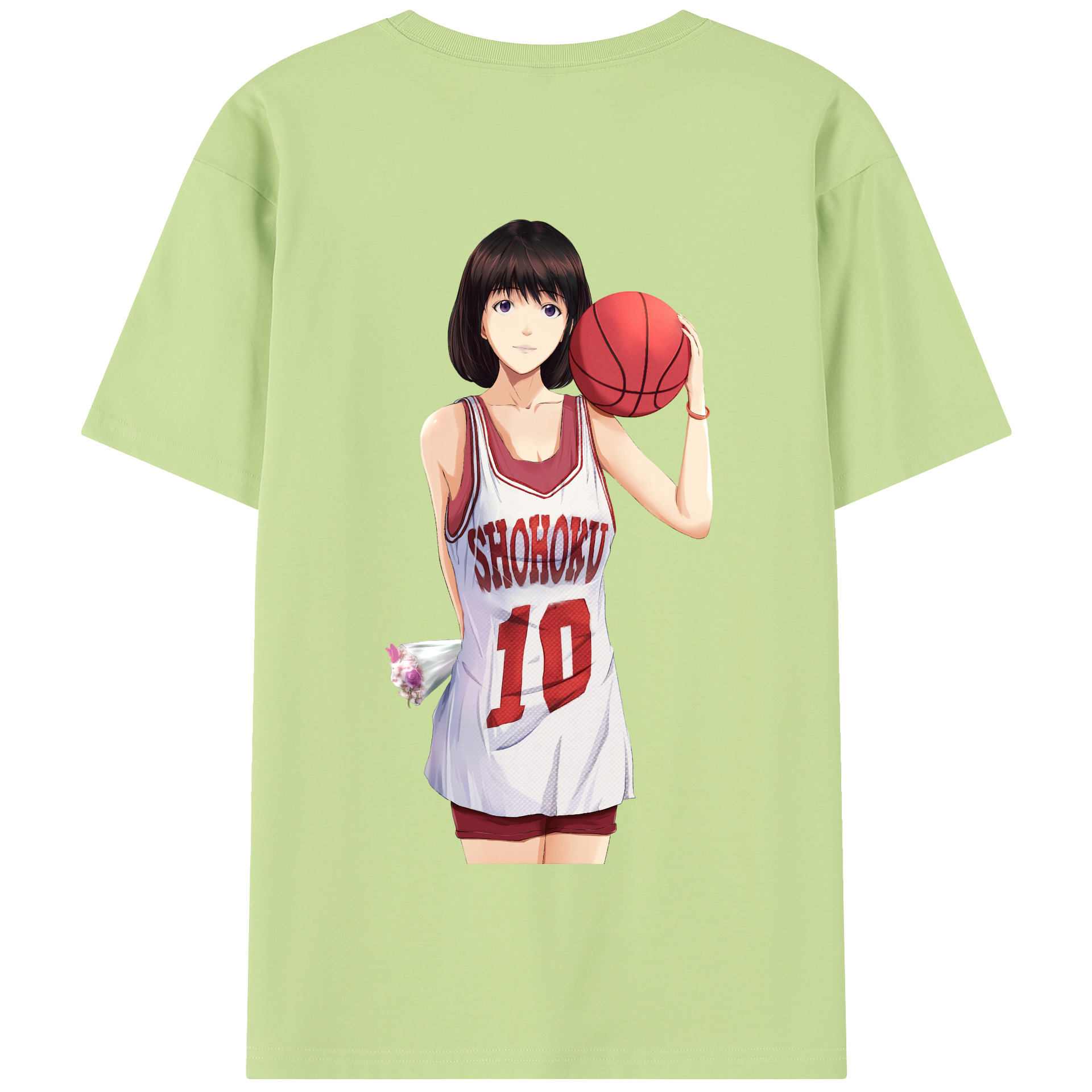 SLAM DUNK／スラムダンク 綿100％半袖Tシャツ（背面プリント）